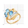 Кольцо золотое пробы 375 с топазом (Арт.37714759)