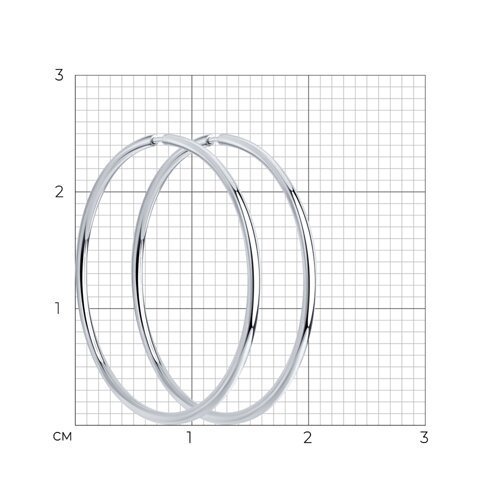 Серьги из серебра (Арт.94-124-01721-1)