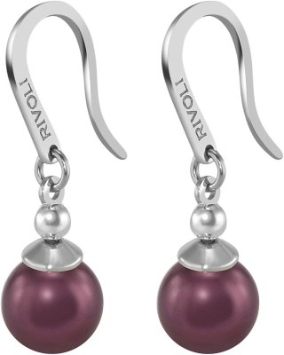 Серьги из серебра с жемчугом (Арт.aas-1-a-8-18-s)