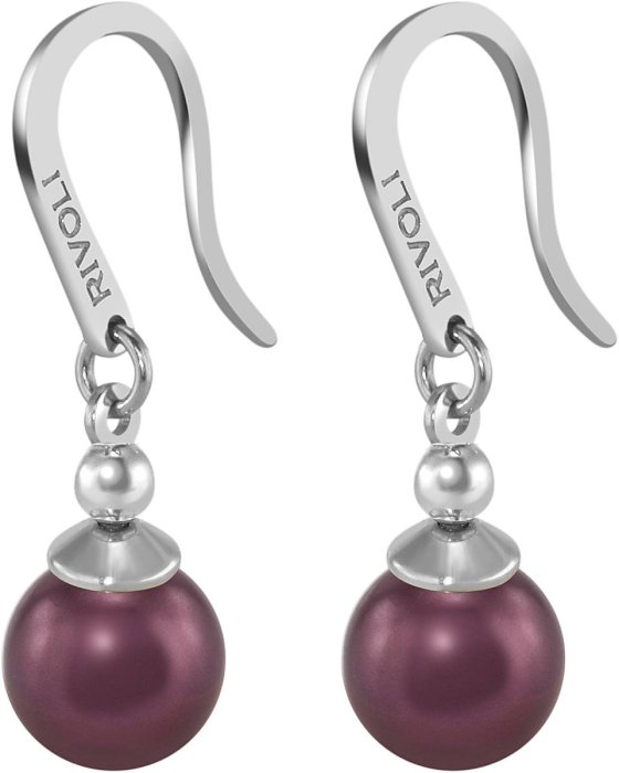 Серьги из серебра с жемчугом (Арт.aas-1-a-8-18-s)