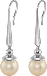 Серьги из серебра с жемчугом (Арт.aas-16-10-5-s)