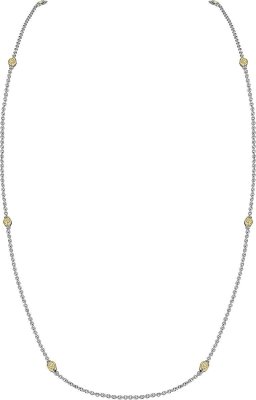 Ожерелье из серебра с куб. цирконием (Арт.fao-1-77-g)