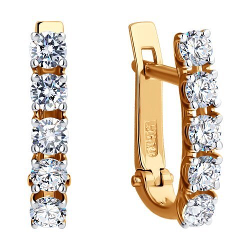 Серьги из золота с фианитами (Арт.0200136)