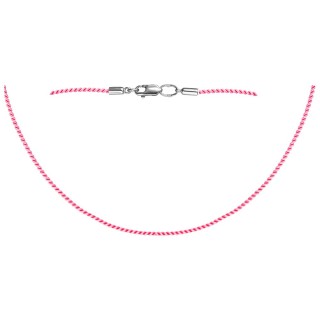 Ожерелье серебро с шнурком «Яркий Шёлк» Estet (арт.01Л051646-7)