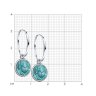 Серьги из серебра с эмалью (Арт.94023342)