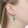 Серьги из серебра с эмалью (Арт.94023342)