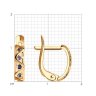 Серьги из золота с фианитами (Арт.027905)