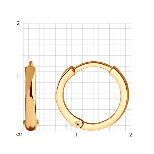 Серьги из золота (Арт.029874)