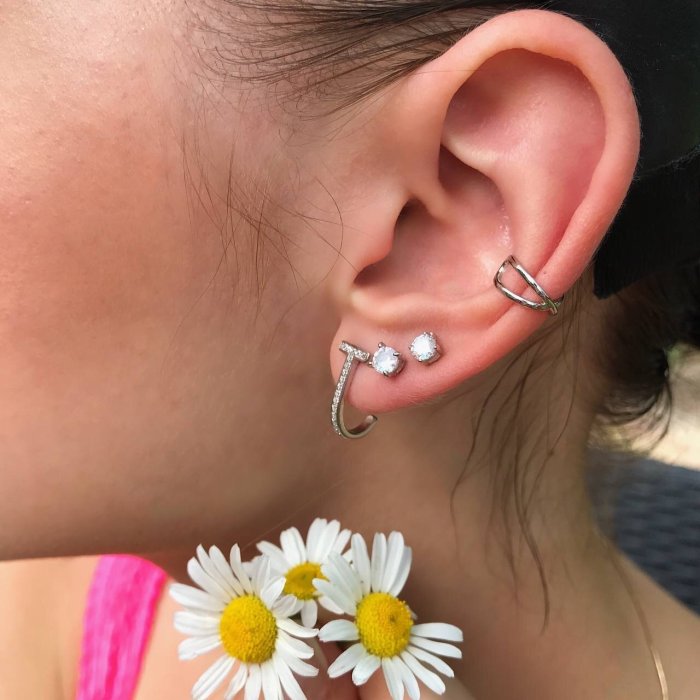 Серьги Серебряные крылья (Арт.02145221807a_kubcirkonii)