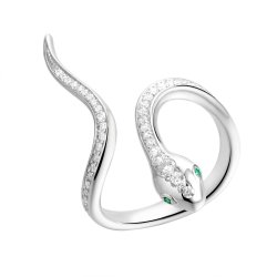 Кольцо из серебра с фианитом (Арт.cz-r03540-x-w-nce-x-w)