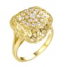 Кольцо серебряное с фианитами «Gaudi Lemon Shine» Fresh Jewelry (арт.FA-R03218-X-L-W-X-W)