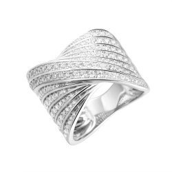 Кольцо из серебра с фианитом (Арт.mp-r01204-x-w-x-x-w)