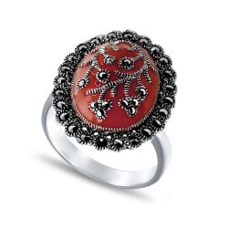 Кольцо Серебряные крылья (Арт.21391125d_jemal_markazit)