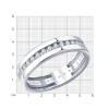 Кольцо из серебра с фианитами «Линии Сияния» Соколов (арт.94-110-00136-1)