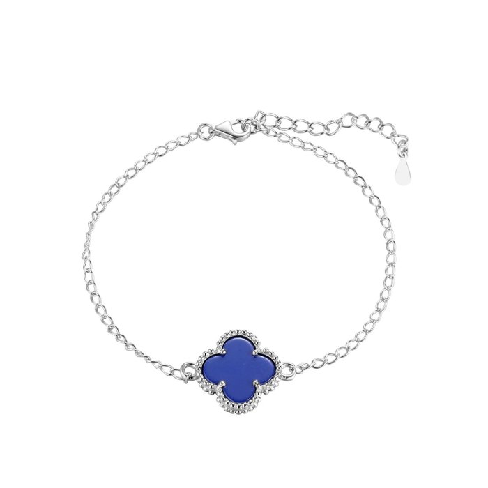 Браслет из серебра с керамикой (Арт.tc-b00206-bl-w-x-x-x)